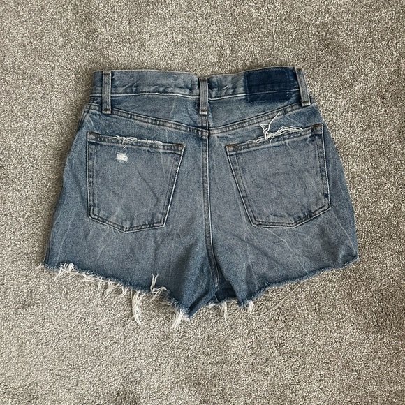 {Abercrombie & Fitch} Distressed Denim Shorts - Picture 2 of 2